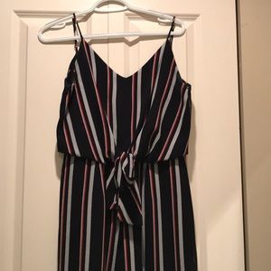 Striped jumpsuit